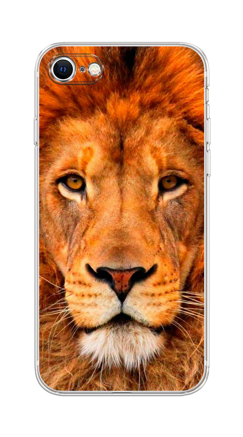 

Чехол на Apple iPhone 8 "Благородный лев", Оранжевый, 10850-1
