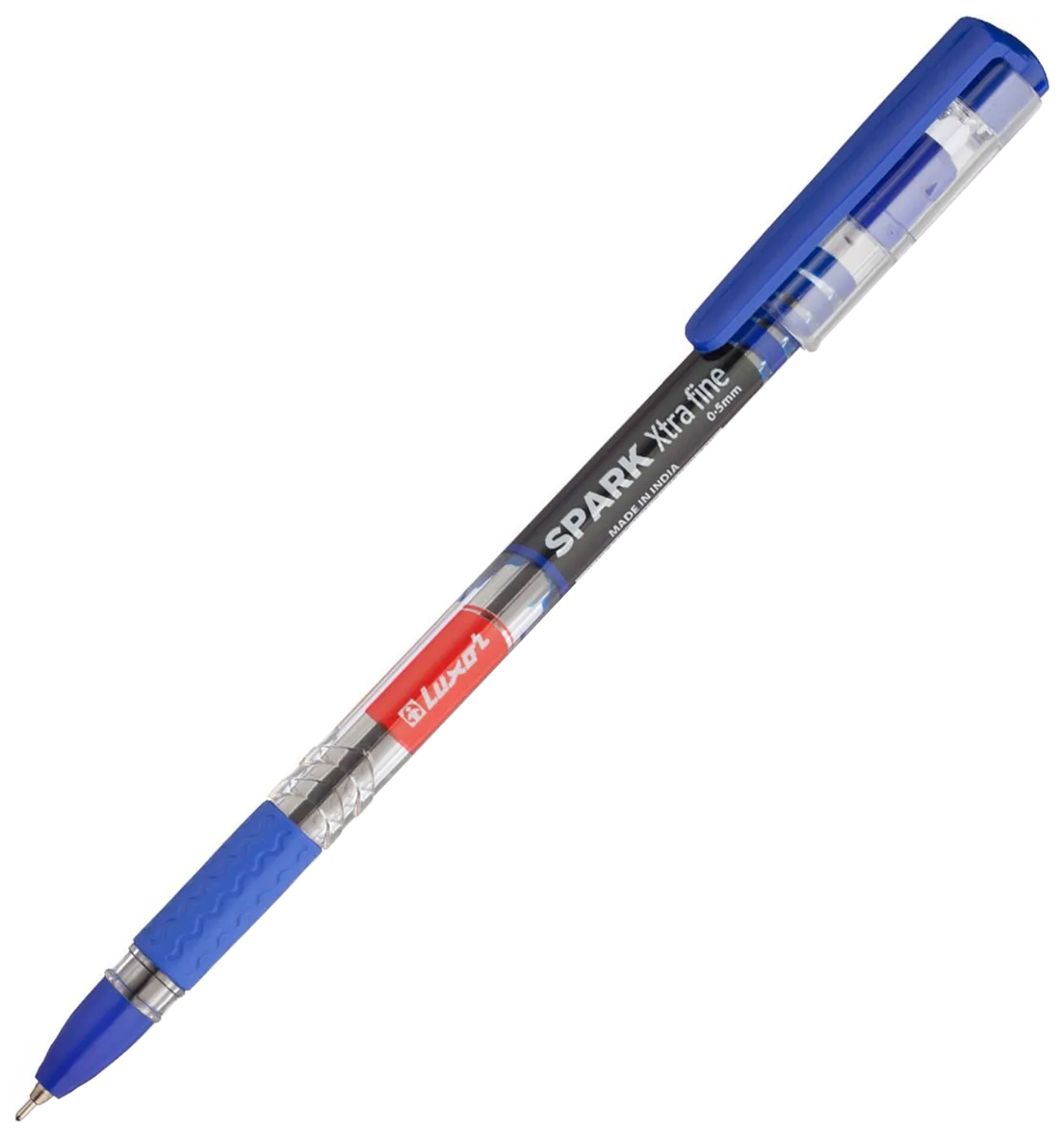 Ручки шариковые Luxor Spark Extra Fine синие 12 шт