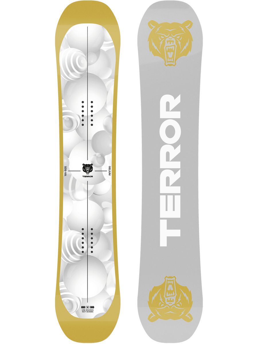 Сноуборд TERROR - GELIUM 23/24 серо-белый 152