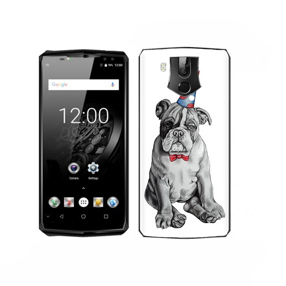 

Чехол MyPads Tocco для Oukitel K10 праздничный щенок, Прозрачный, Tocco
