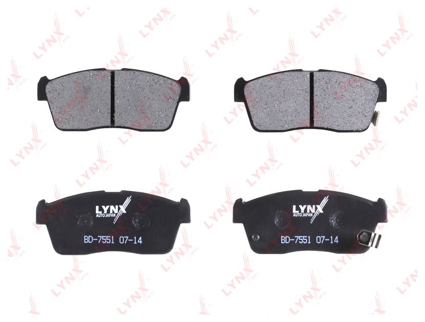 

Тормозные колодки LYNXauto передние дисковые bd7551