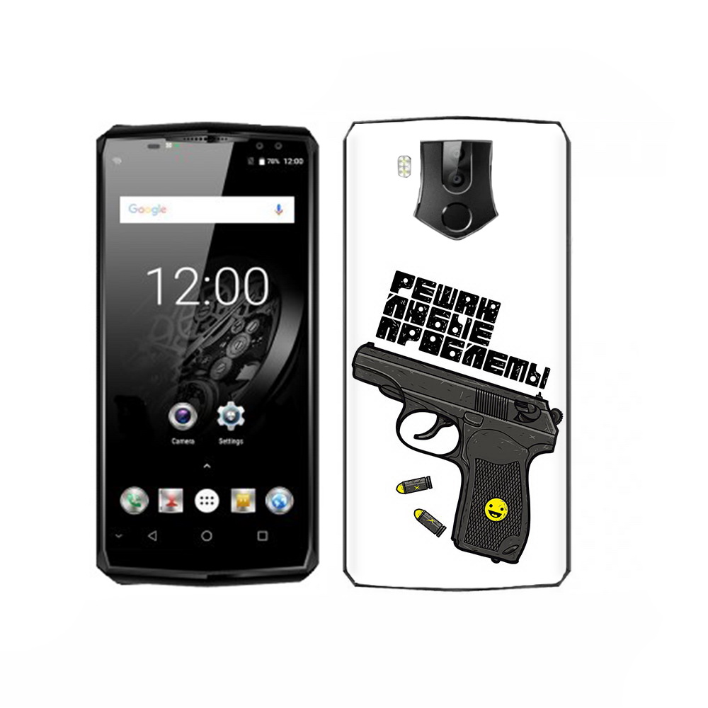 

Чехол MyPads Tocco для Oukitel K10 пистолет против проблем, Прозрачный, Tocco