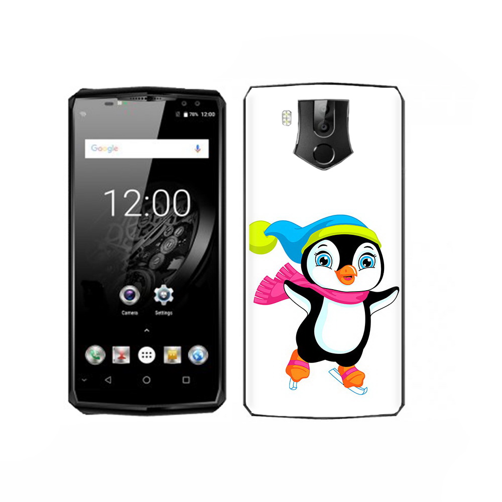 

Чехол MyPads Tocco для Oukitel K10 пингвин на коньках, Прозрачный, Tocco