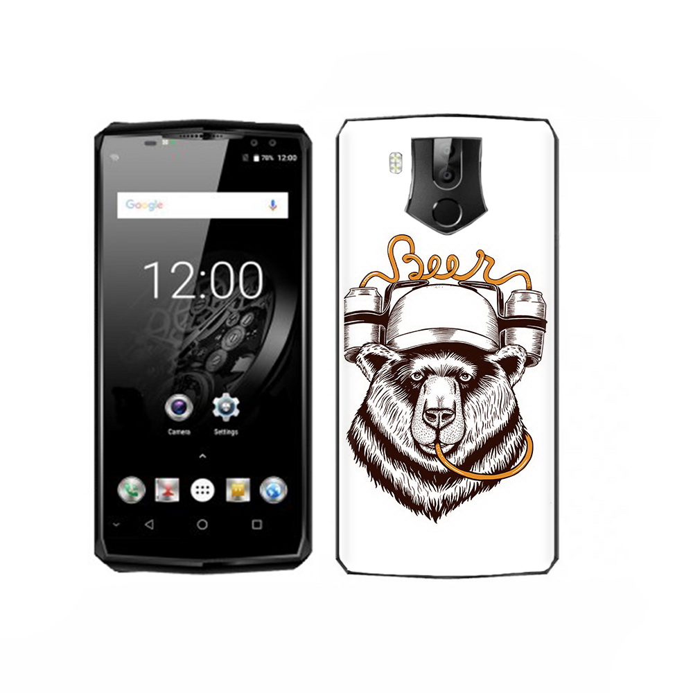 

Чехол MyPads Tocco для Oukitel K10 пивной медведь, Прозрачный, Tocco