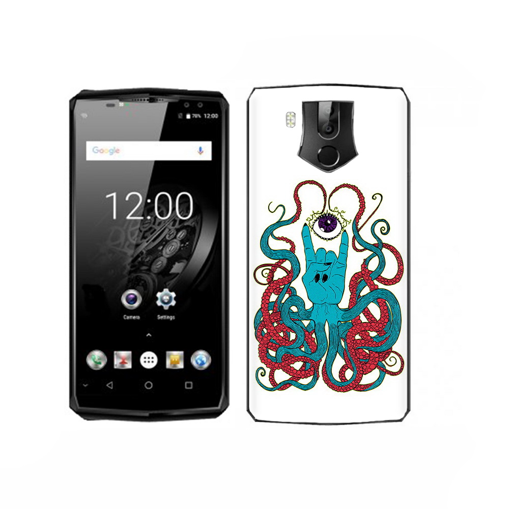 

Чехол MyPads Tocco для Oukitel K10 осьминог-рука абстракция, Прозрачный, Tocco