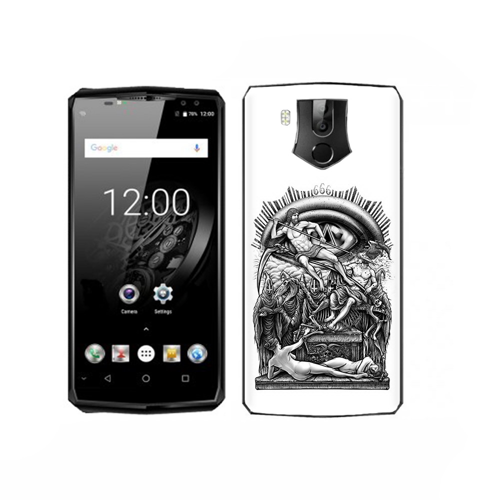 

Чехол MyPads Tocco для Oukitel K10 оракул черно белый, Прозрачный, Tocco
