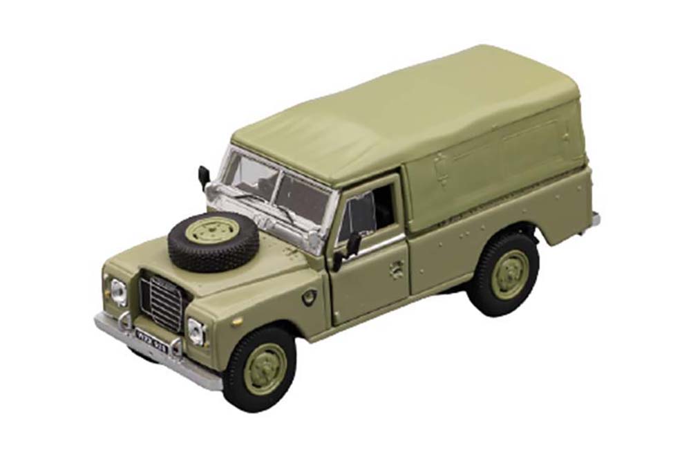 Модель коллекционная CARARAMA Land rover series 109 с тентом green