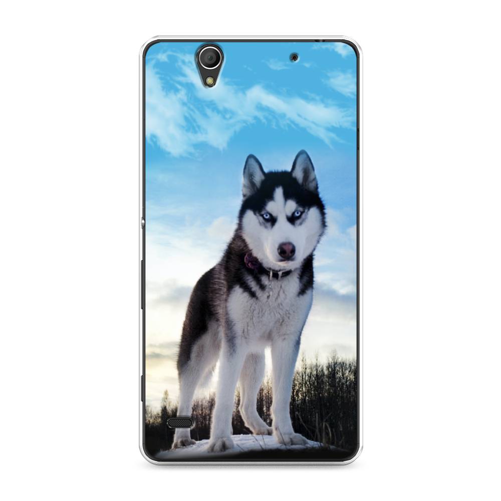 

Чехол Awog на Sony Xperia C4 "Хаски 3", Разноцветный, 52650-2