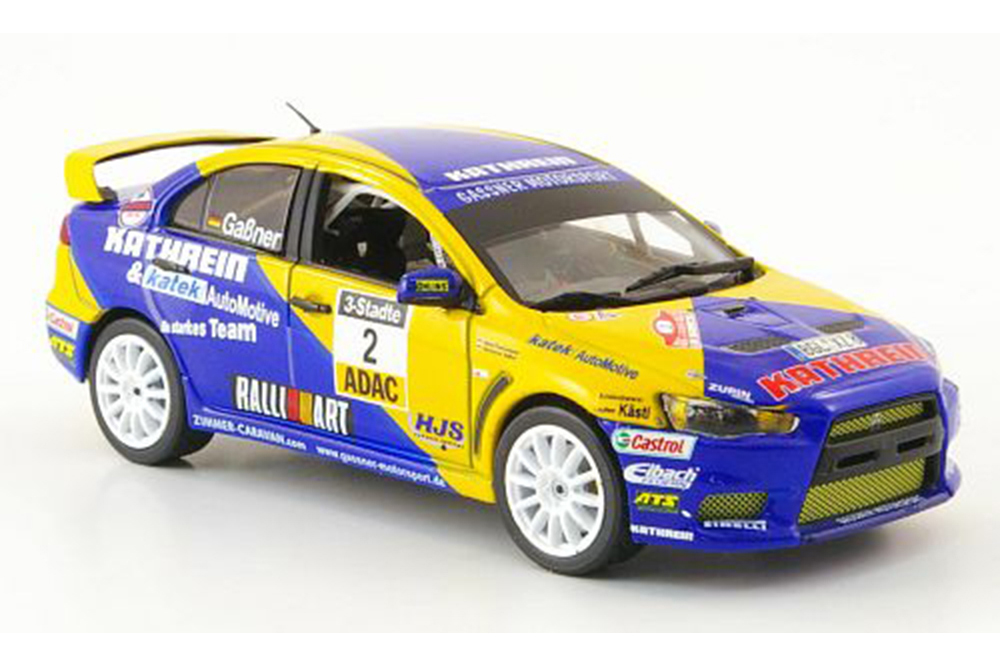 Mitsubishi lancer evolution x #2 winner adac 3-STAEDTE rally 2009 limited edition only 595