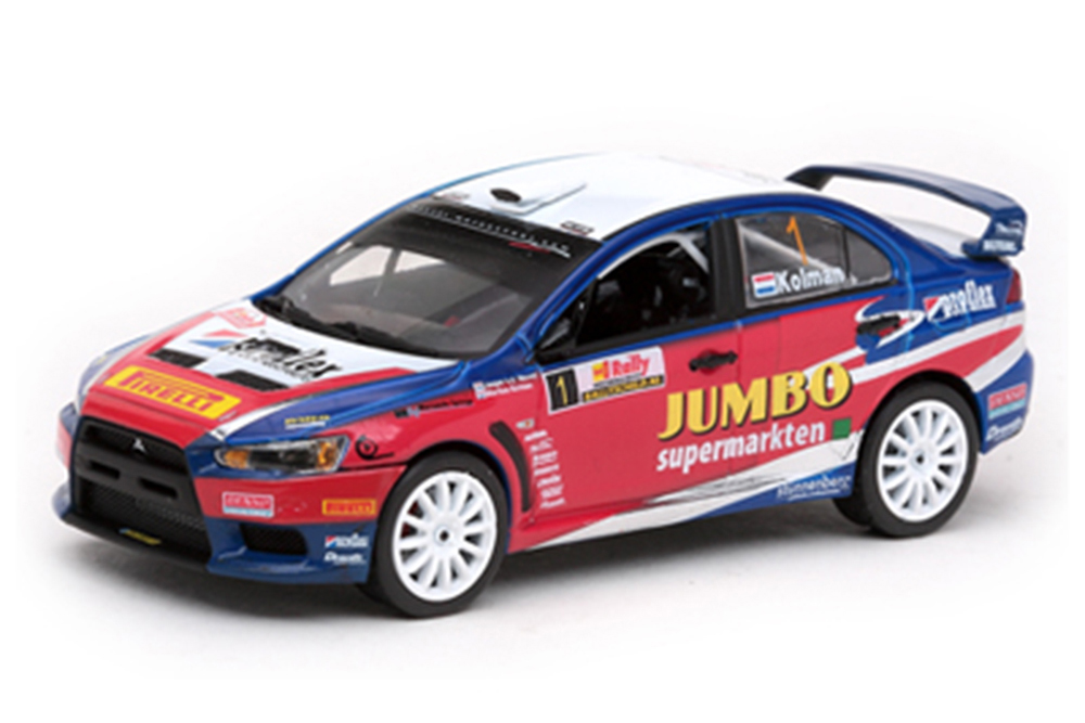 Mitsubishi lancer evolution x 1 jvan den heuvlmkoluman tanks rally 2009 winner lim ed 2746₽