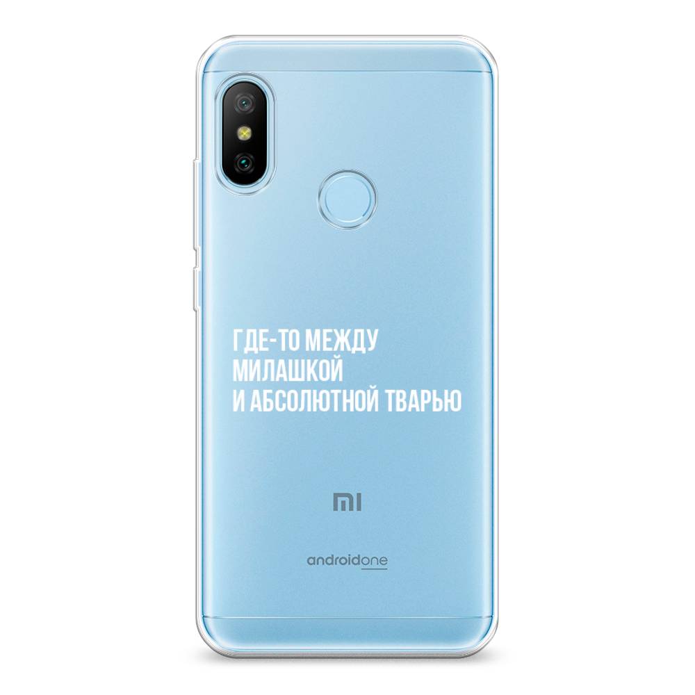 

Чехол Awog на Xiaomi Redmi 6 Pro/6 Plus/Mi A2 Lite "Почти милашка", Разноцветный, 33950-6