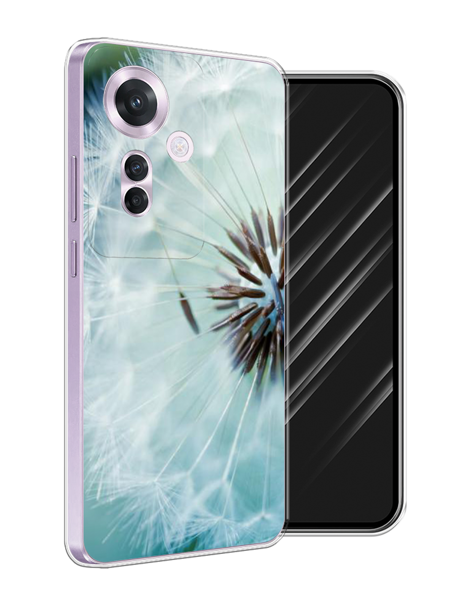 

Чехол Awog на Oppo Reno 11F "Пух одуванчика", Серебристый;серый, 2516650-1