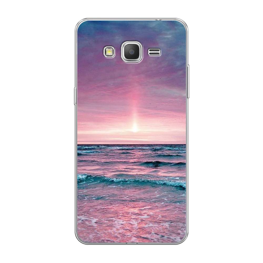 

Чехол на Samsung Galaxy Grand Prime "Восход 3", Розовый;голубой, 21950-2