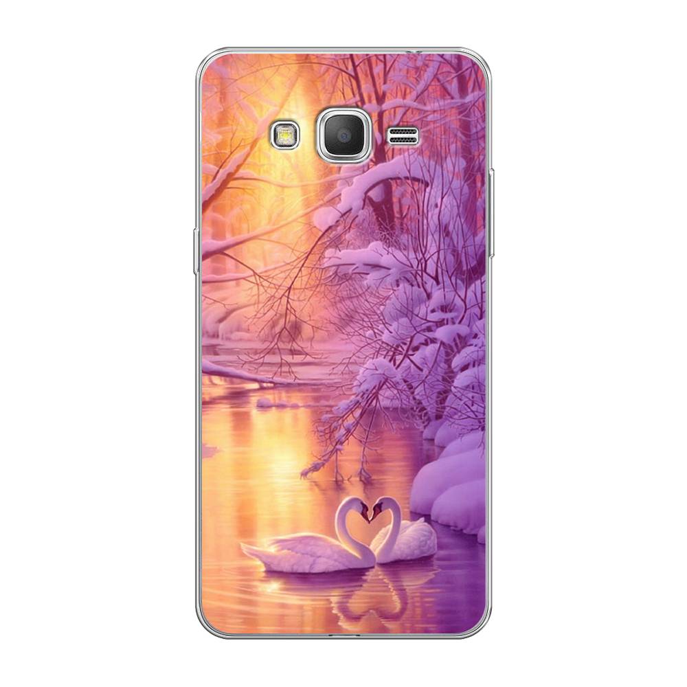 

Чехол на Samsung Galaxy Grand Prime "Зима 1", Фиолетовый;желтый, 21950-2
