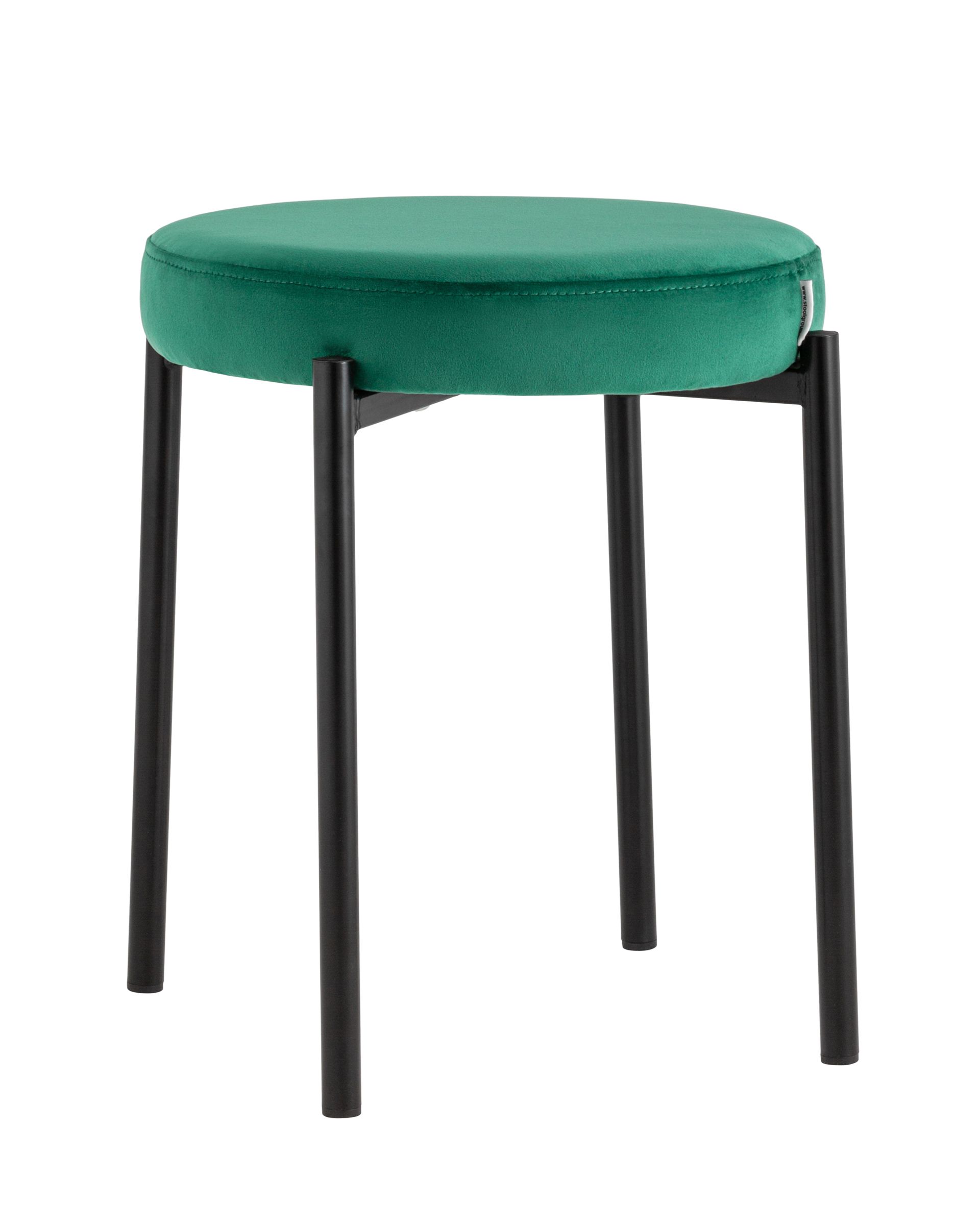 фото Табурет стопируемый stool group рио из велюра, зеленый