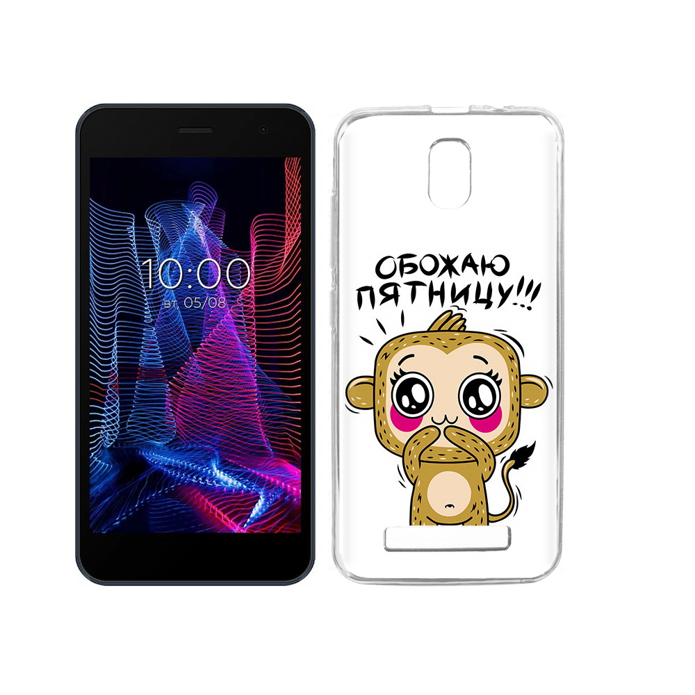 

Чехол MyPads Tocco для BQ 5047L Like обожаю пятницу, Прозрачный, Tocco
