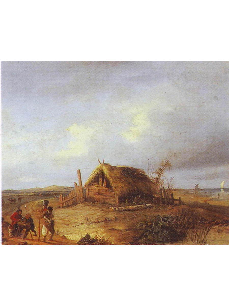 

Постер DRABS A2 Байков Федор Ильич 1818-1890 Хижина на берегу