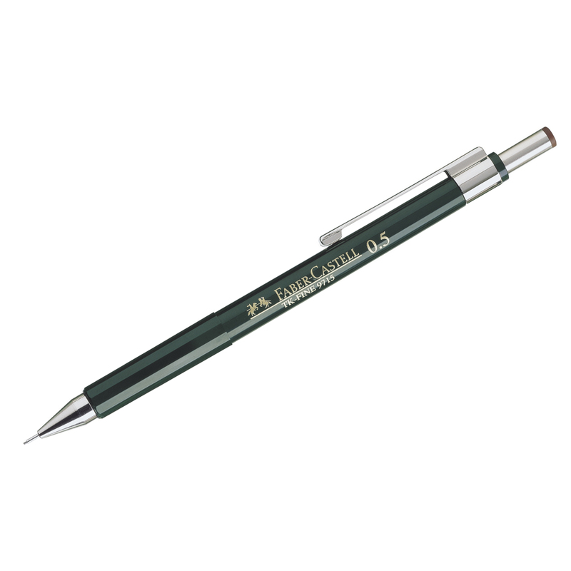 Карандаш механический Faber-Castell TK-Fine 9715 (0.5мм, с ластиком) (136500), 10шт.