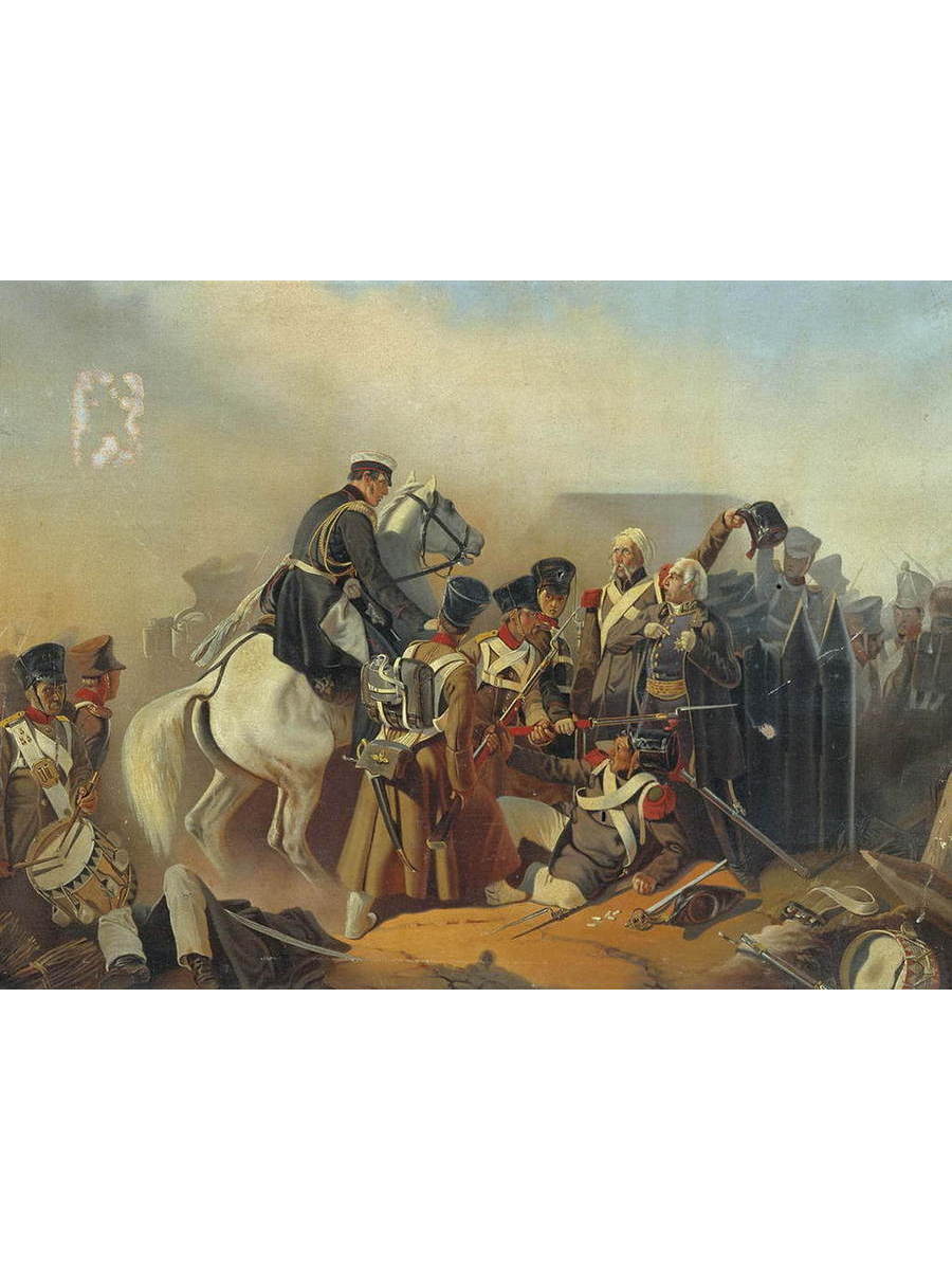 

Постер DRABS A2 Байков Федор Ильич 1818-1890 Военная сцена