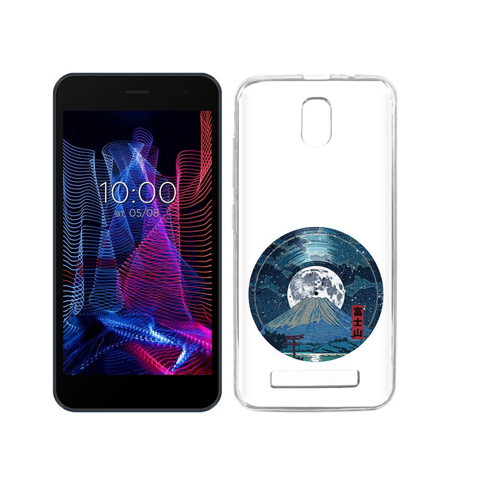 

Чехол MyPads Tocco для BQ 5047L Like нарисованная виниловая гора с луной, Прозрачный, Tocco