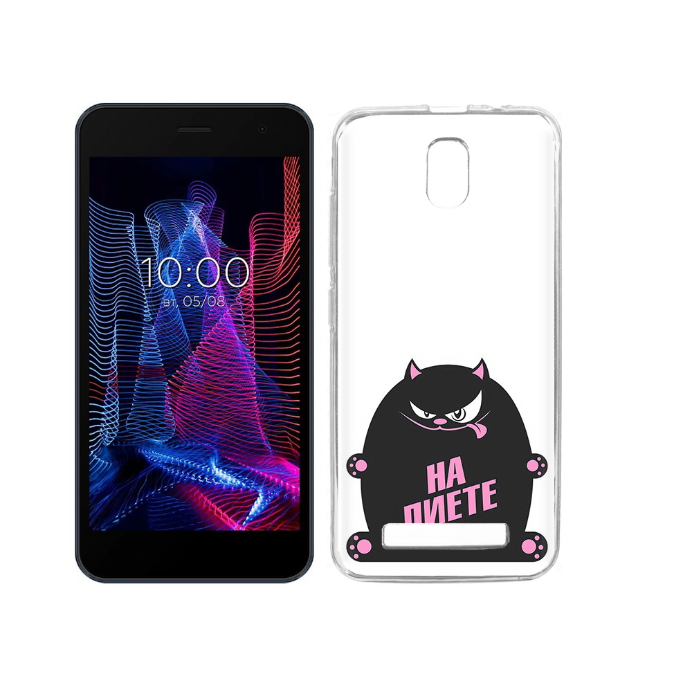 

Чехол MyPads Tocco для BQ 5047L Like на диете, Прозрачный, Tocco