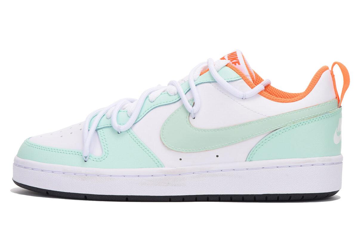 

Кеды унисекс Nike Court Borough Low 2 vibe GS белые 39 EU, Белый, Court Borough Low 2 vibe GS