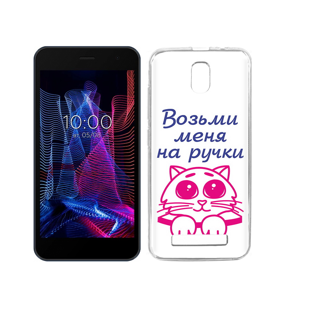 

Чехол MyPads Tocco для BQ 5047L Like мяу, Прозрачный, Tocco