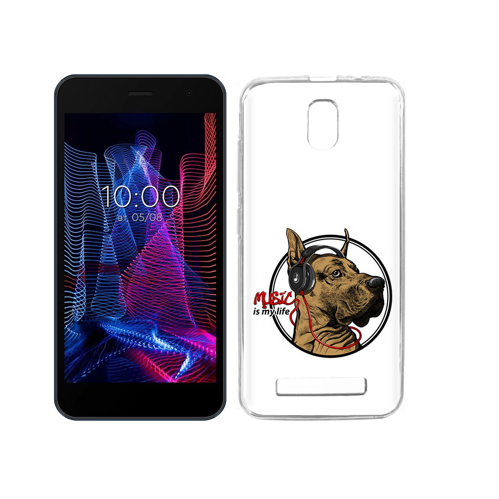 

Чехол MyPads Tocco для BQ 5047L Like музыкальная собака, Прозрачный, Tocco