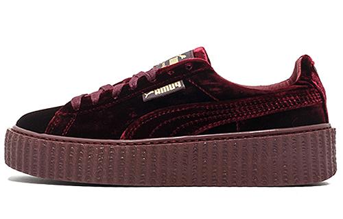 

Кеды унисекс Puma Rihanna Fenty Creeper Velvet Purple красные 39 EU, Красный, Rihanna Fenty Creeper Velvet Purple