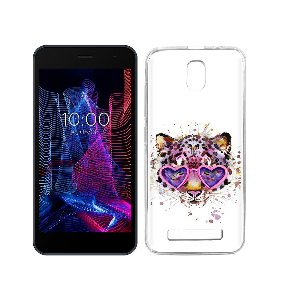 

Чехол MyPads Tocco для BQ 5047L Like модный леопард, Прозрачный, Tocco