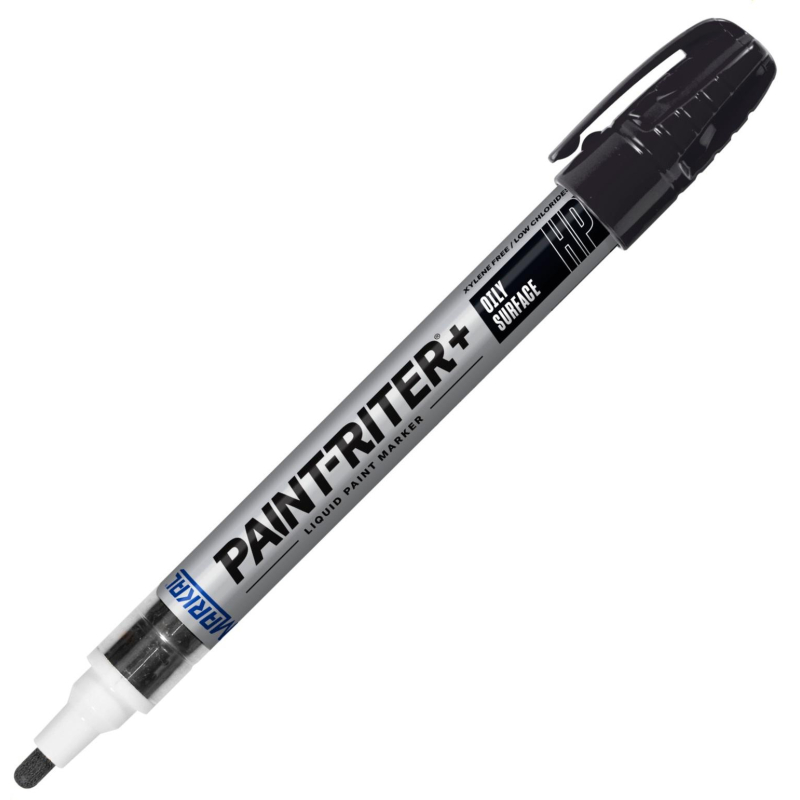 

Маркер промышленный MARKAL PAINT-RITER+ OILY SURFACE HP Черный 2-4 мм