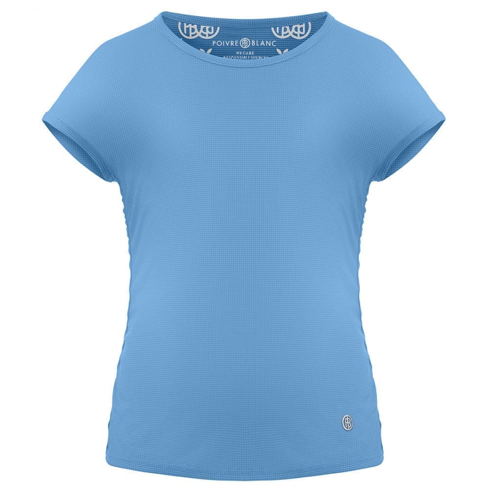 Футболка детская Poivre Blanc ECO-ACTIVE LIGHT SHIRT, голубой, 140 куртка детская poivre blanc 263663 azure blue 104