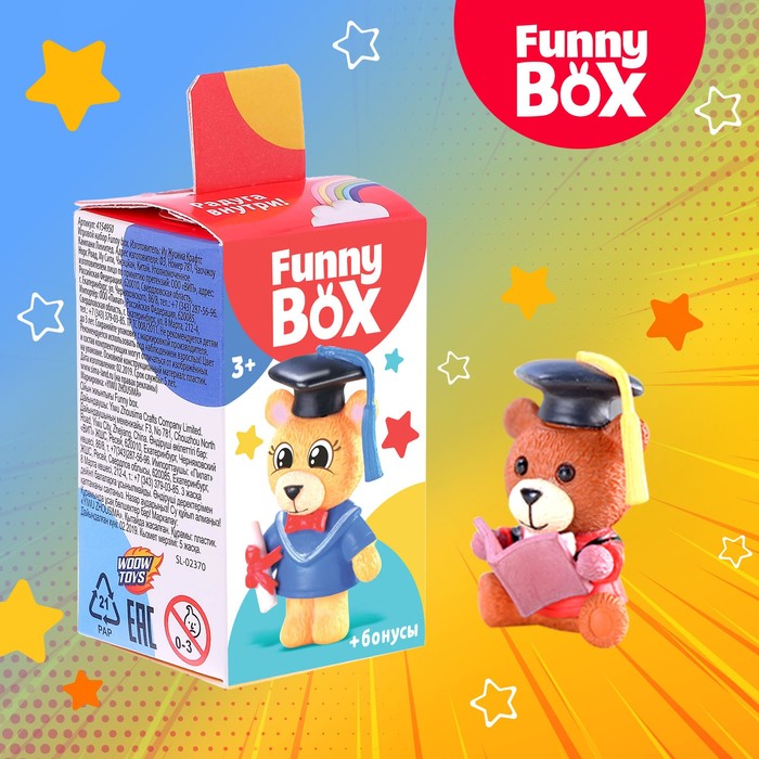 Набор для детей Funny Box «Мишки» Набор: радуга, инструкция, наклейки, МИКС