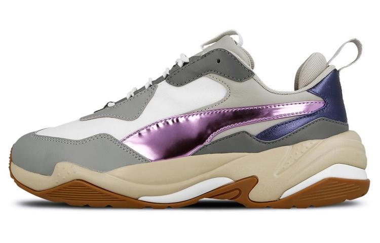 

Кроссовки унисекс Puma Thunder Electric White Pink Lavender серые 38.5 EU, Серый, Thunder Electric White Pink Lavender