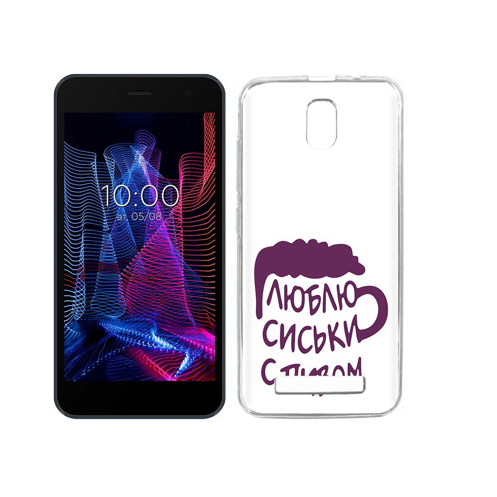 

Чехол MyPads Tocco для BQ 5047L Like люблю пить кружка, Прозрачный, Tocco