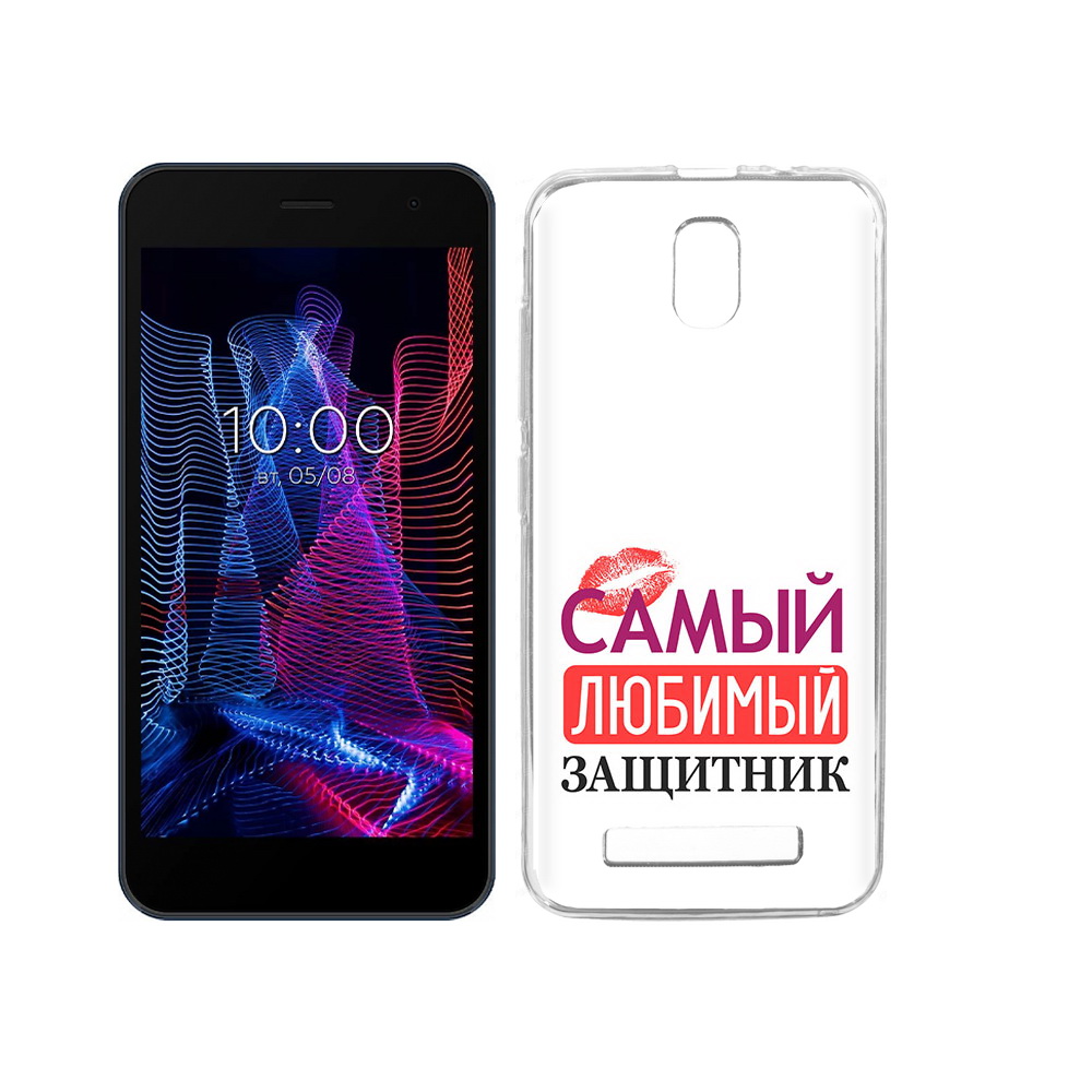 

Чехол MyPads Tocco для BQ 5047L Like любимый защитник, Прозрачный, Tocco