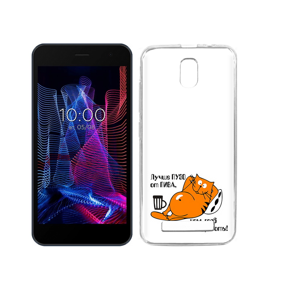 

Чехол MyPads Tocco для BQ 5047L Like лучше пузо, Прозрачный, Tocco