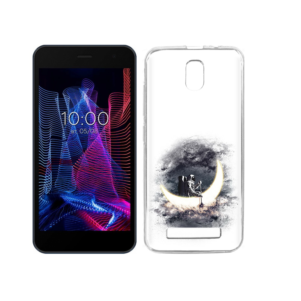 

Чехол MyPads Tocco для BQ 5047L Like лунный путешественник, Прозрачный, Tocco