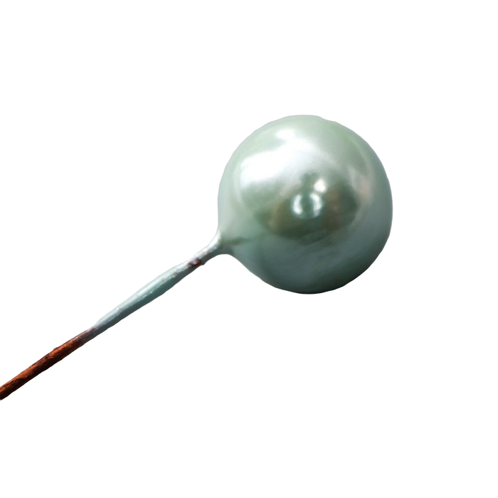 

Декор для творчества Шарик светло-зелёный жемчужный d=1 см набор 25 шт 55х1х1 см, Зеленый