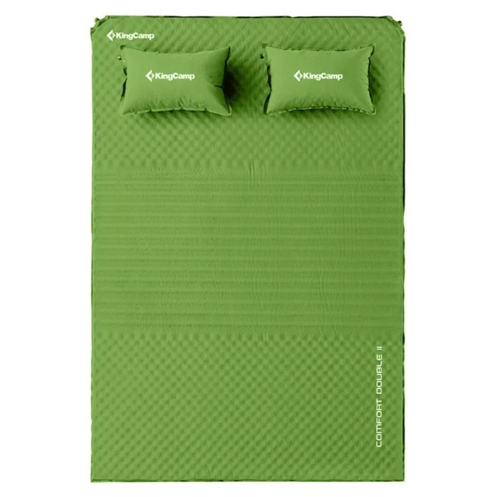 Коврик KingCamp 3594 COMFORT DOUBLE (198X130X4см, зеленый)