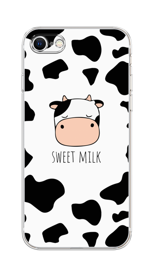 

Чехол на Apple iPhone 8 "Sweet milk", Розовый;белый;черный, 10850-1