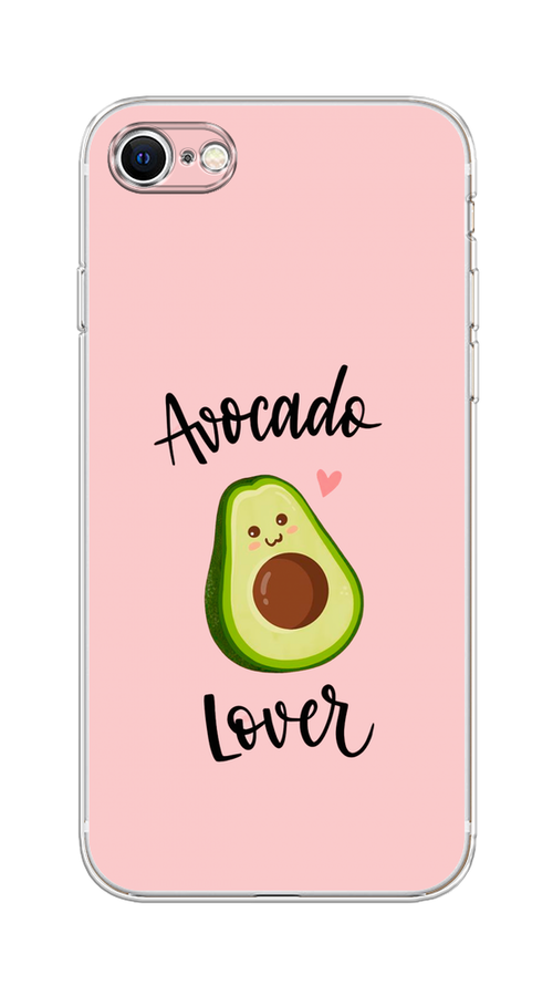 

Чехол на Apple iPhone 8 "Avocado lover", Розовый;зеленый, 10850-6