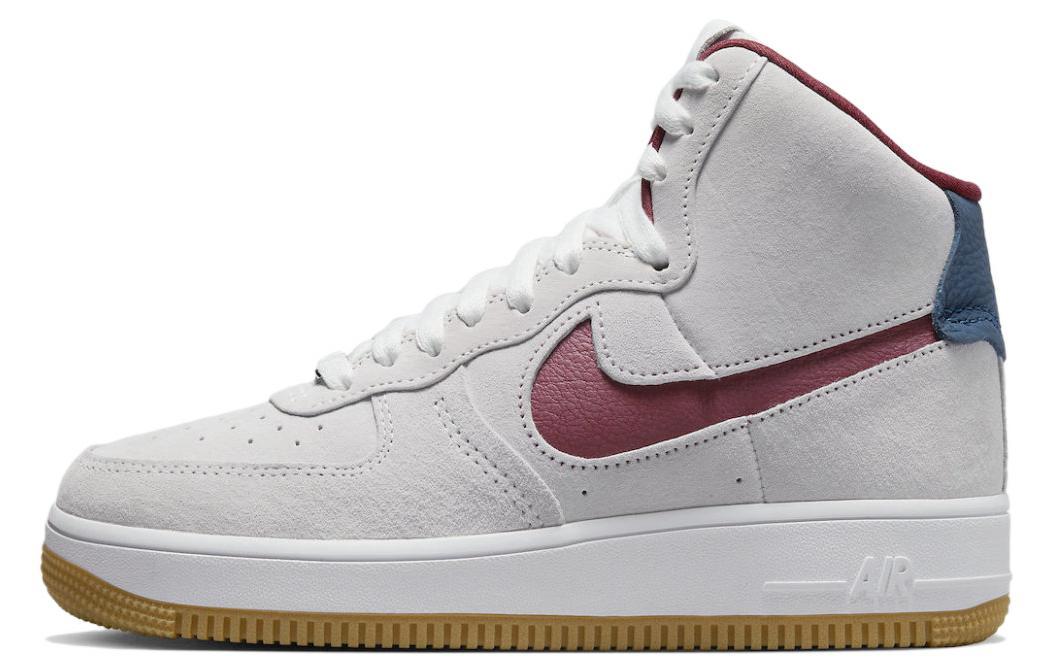 

Кеды унисекс Nike Air Force 1 Sculpt Grey Suede белые 38.5 EU, Белый, Air Force 1 Sculpt Grey Suede