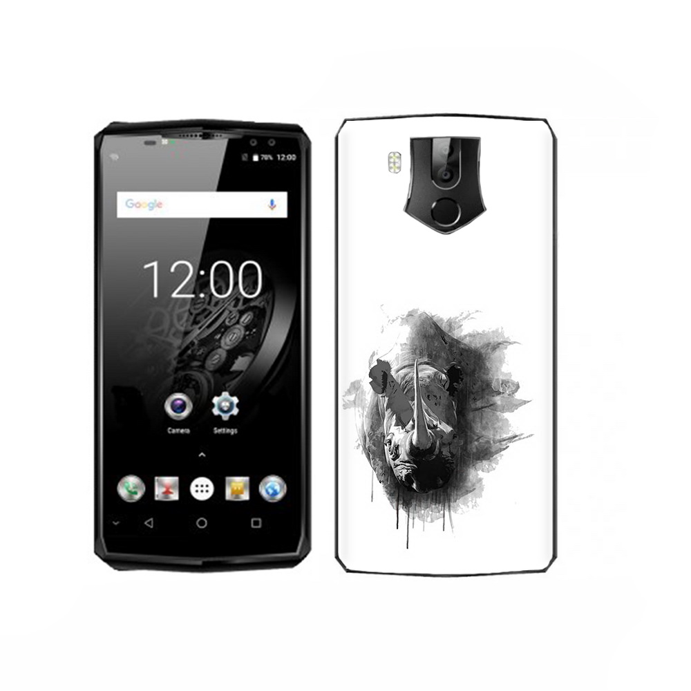 

Чехол MyPads Tocco для Oukitel K10 носорог, Прозрачный, Tocco