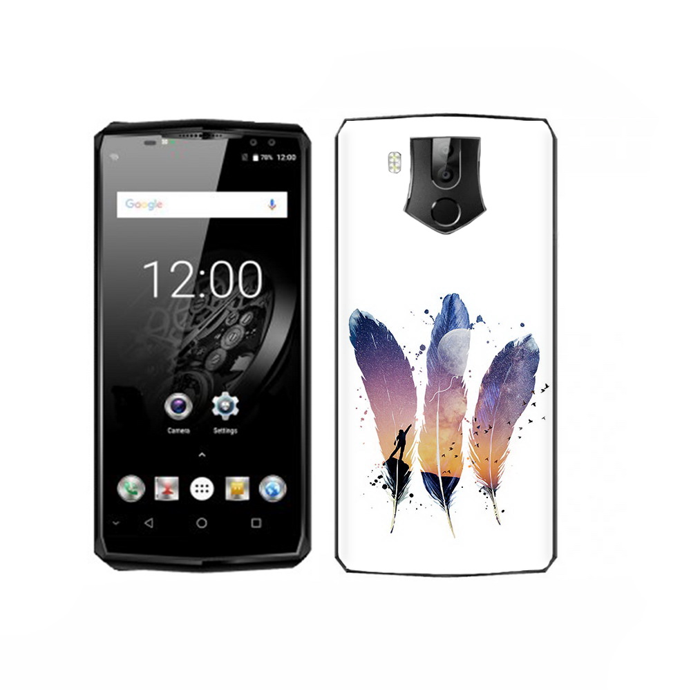 

Чехол MyPads Tocco для Oukitel K10 небесные перья, Прозрачный, Tocco