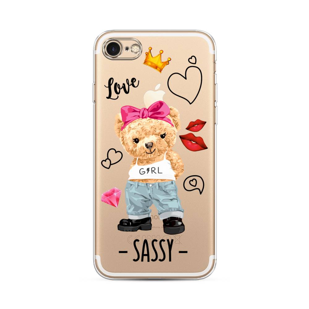 

Чехол на Apple iPhone 7 "Sugar Mommy", Голубой;белый;розовый, 10650-6