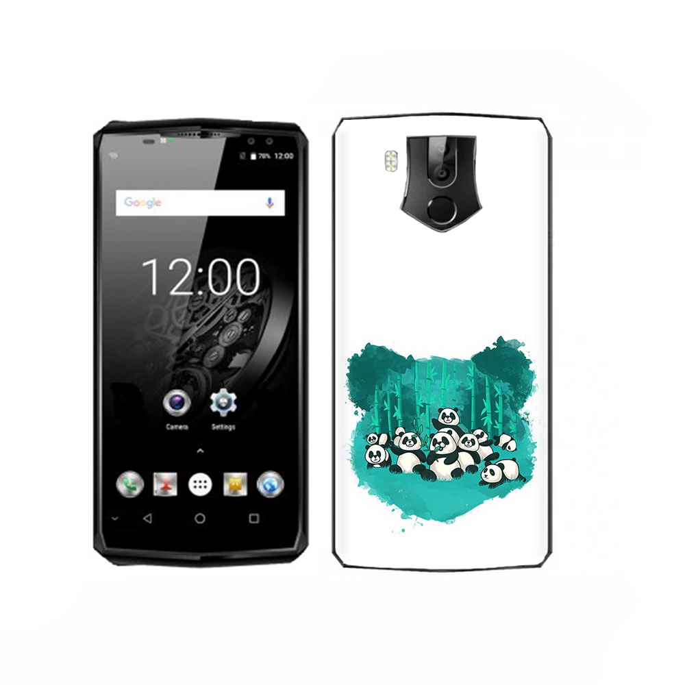 

Чехол MyPads Tocco для Oukitel K10 нарисованные панды, Прозрачный, Tocco