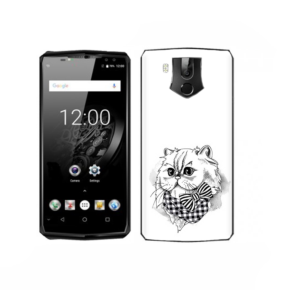 

Чехол MyPads Tocco для Oukitel K10 нарисованная красивая кошечка, Прозрачный, Tocco
