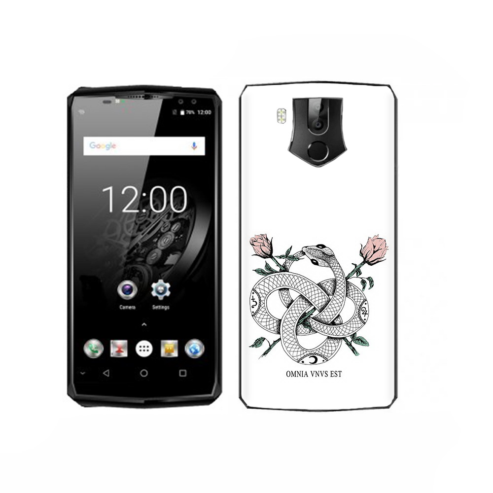 

Чехол MyPads Tocco для Oukitel K10 нарисованная змея абстракция, Прозрачный, Tocco