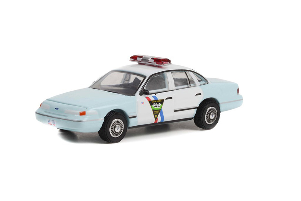 

Ford crown victoria police interceptor south dakota highway patrol 1992, Голубой